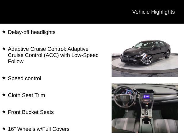 used 2021 Honda Civic car, priced at $21,495