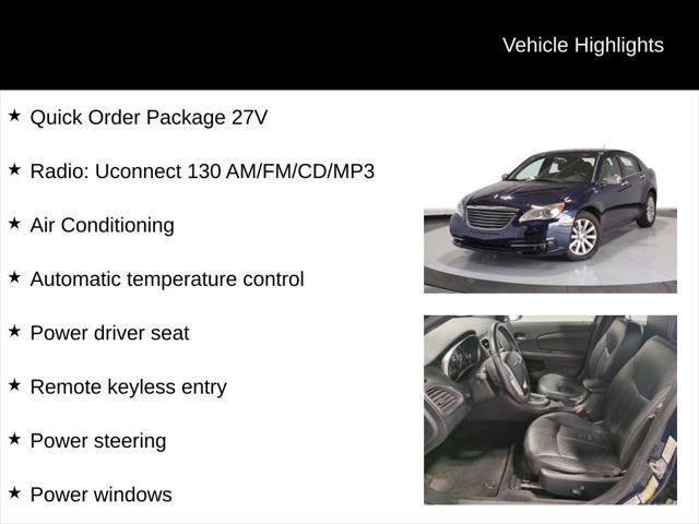 used 2014 Chrysler 200 car, priced at $7,350
