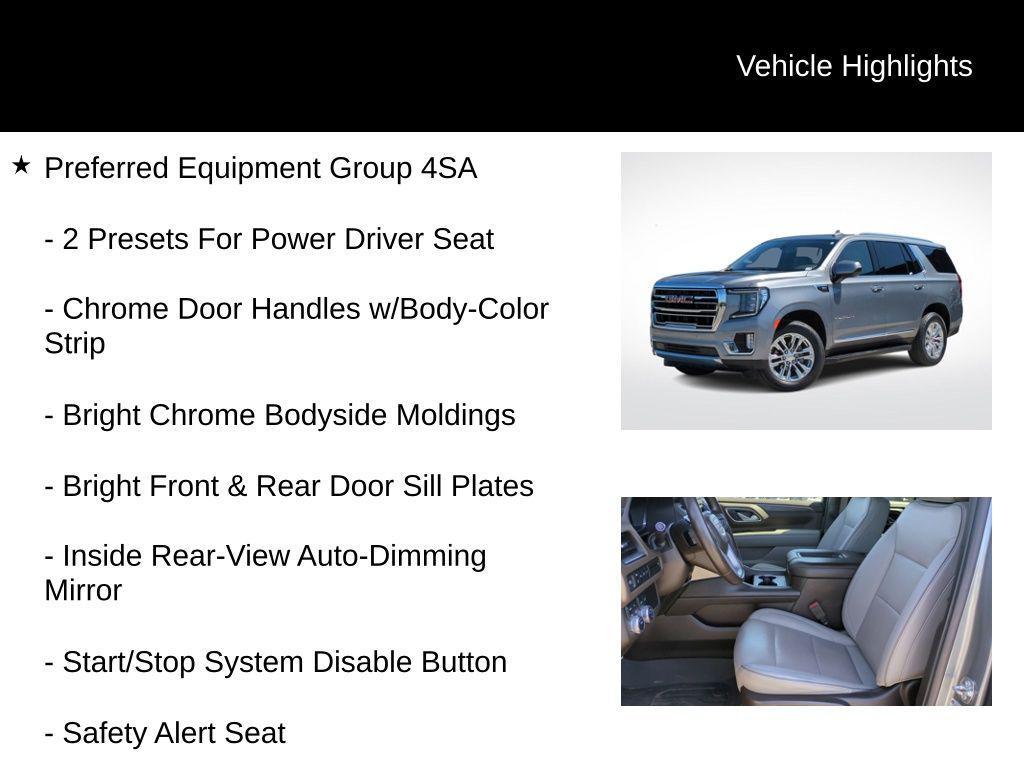 used 2022 GMC Yukon car, priced at $45,395