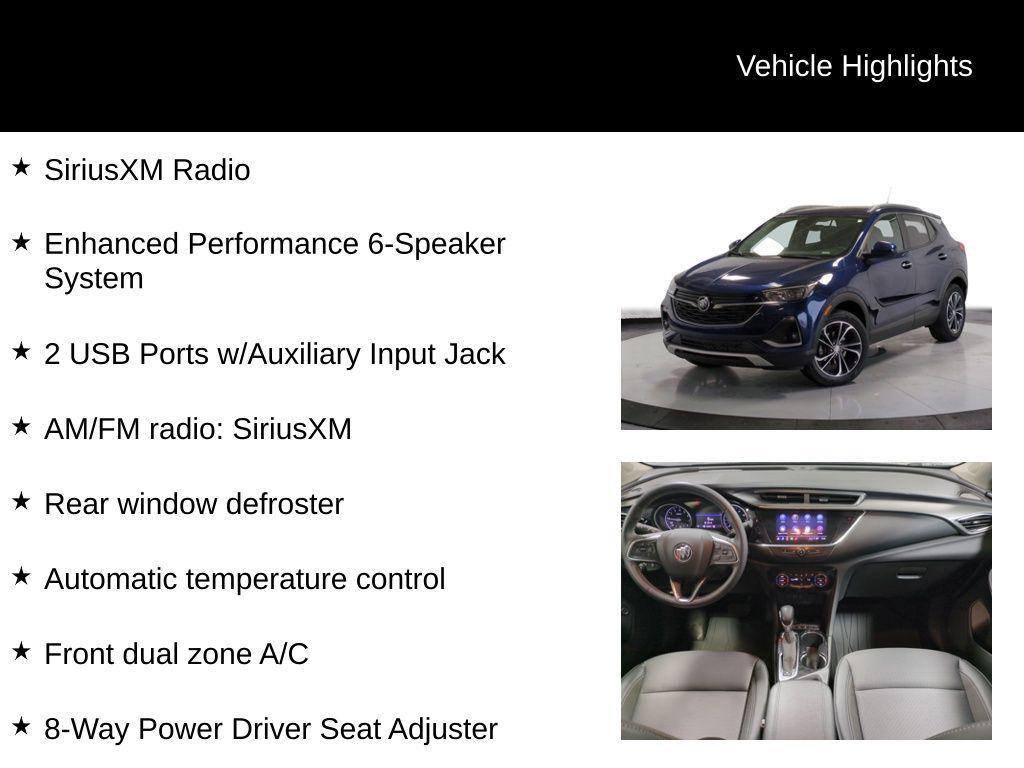 used 2022 Buick Encore GX car, priced at $19,000