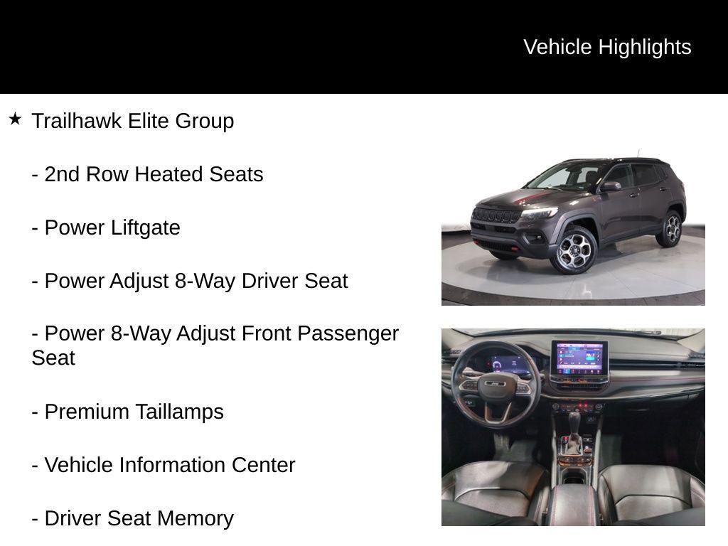 used 2022 Jeep Compass car, priced at $20,495