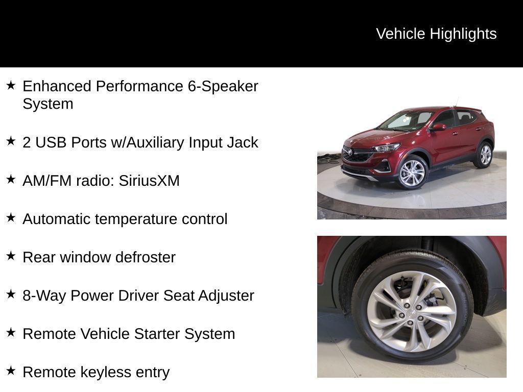 used 2022 Buick Encore GX car, priced at $18,995