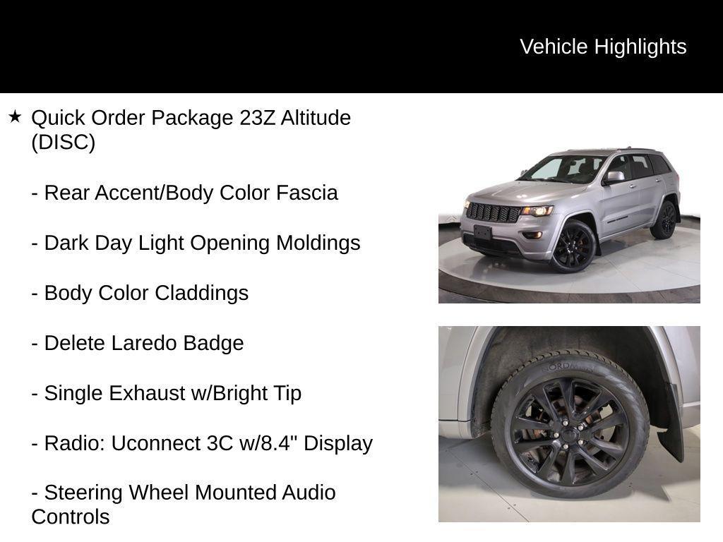 used 2017 Jeep Grand Cherokee car, priced at $12,315