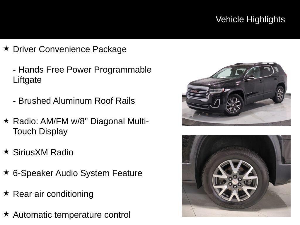 used 2020 GMC Acadia car, priced at $22,895