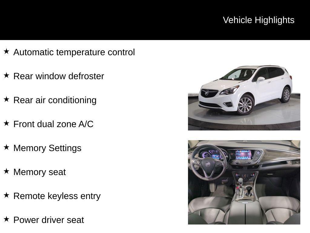 used 2020 Buick Envision car, priced at $20,295