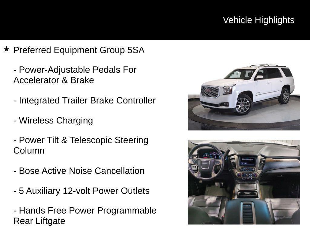 used 2019 GMC Yukon car, priced at $38,295