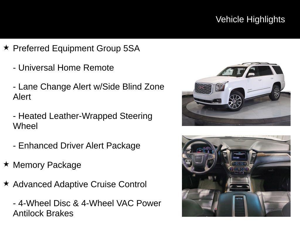 used 2019 GMC Yukon car, priced at $38,295