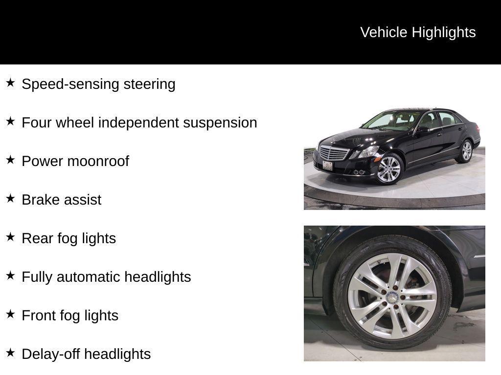 used 2011 Mercedes-Benz E-Class car, priced at $6,750