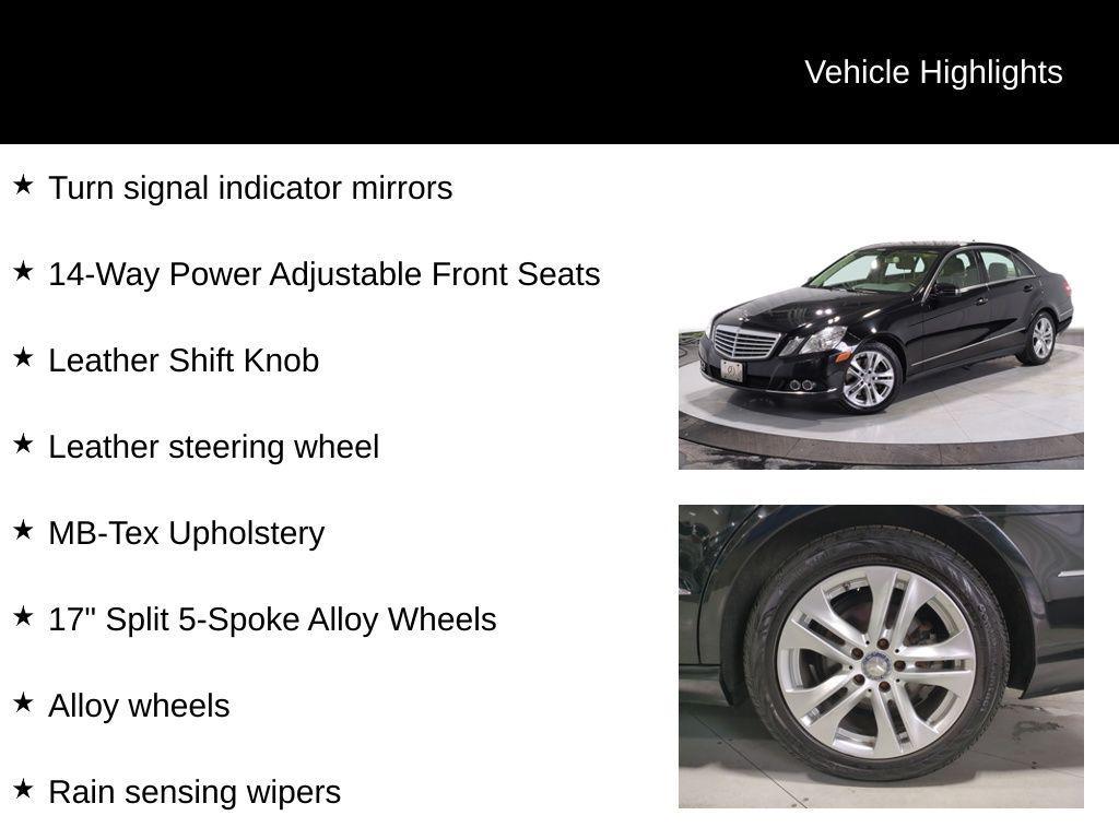 used 2011 Mercedes-Benz E-Class car, priced at $6,750