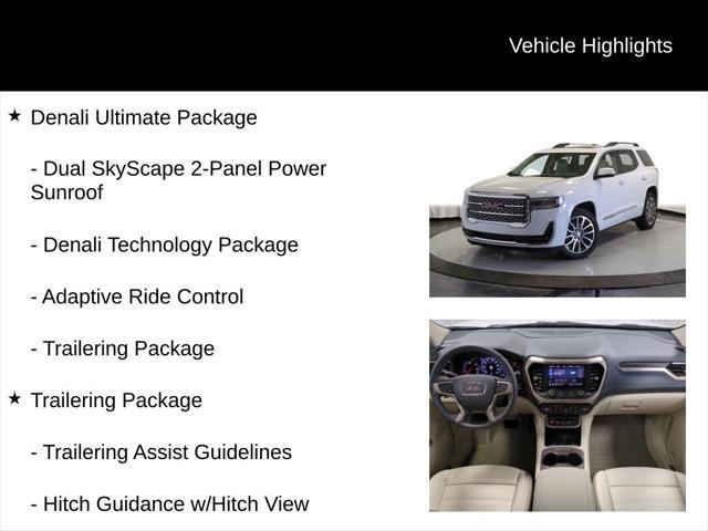 used 2023 GMC Acadia car, priced at $36,495