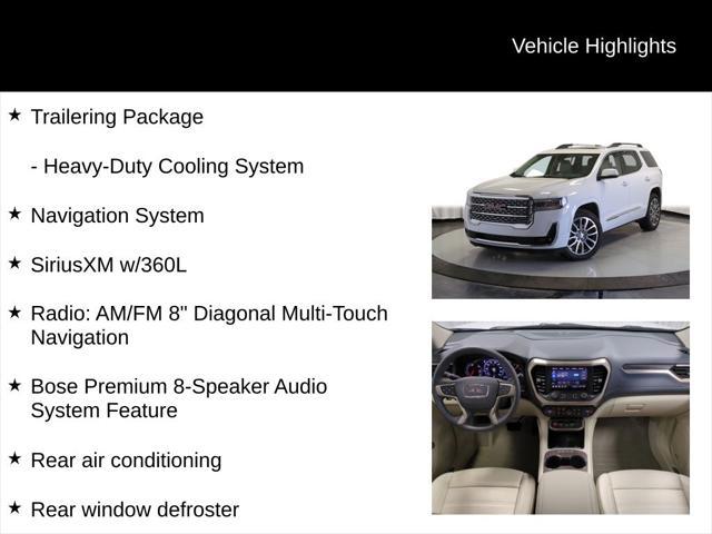 used 2023 GMC Acadia car, priced at $36,495