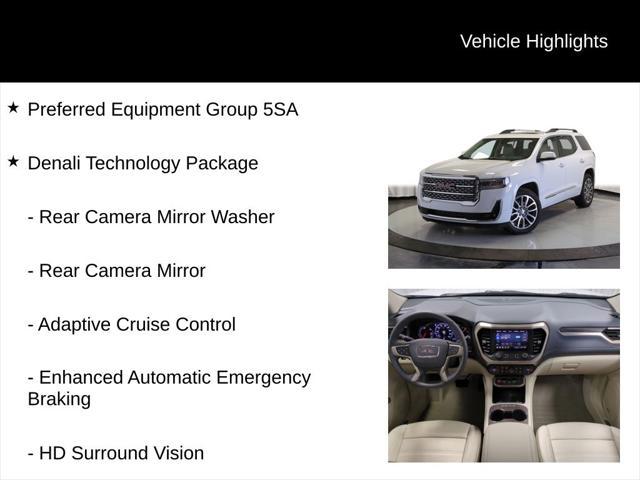 used 2023 GMC Acadia car, priced at $36,495
