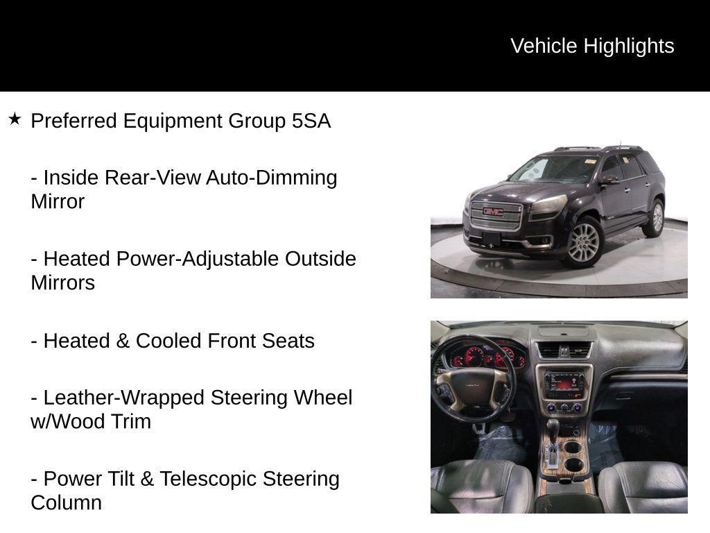 used 2016 GMC Acadia car, priced at $13,995