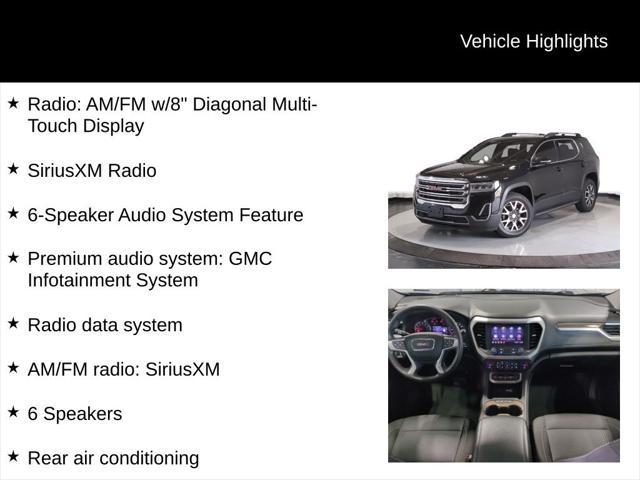 used 2021 GMC Acadia car, priced at $20,500