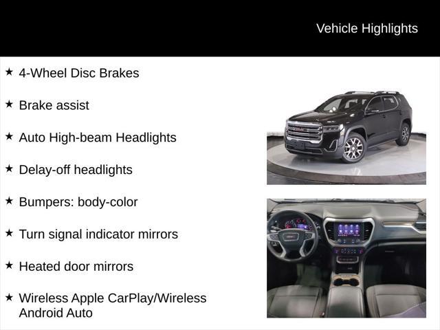used 2021 GMC Acadia car, priced at $20,500