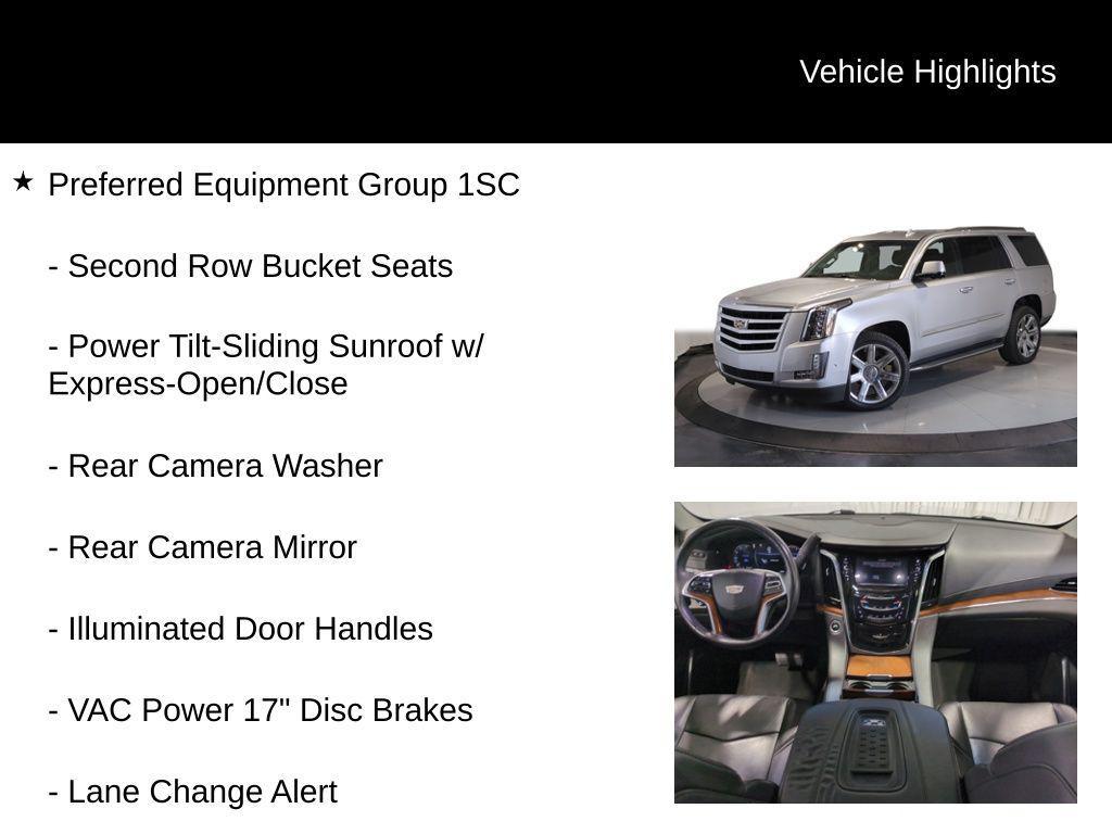 used 2017 Cadillac Escalade car, priced at $29,495