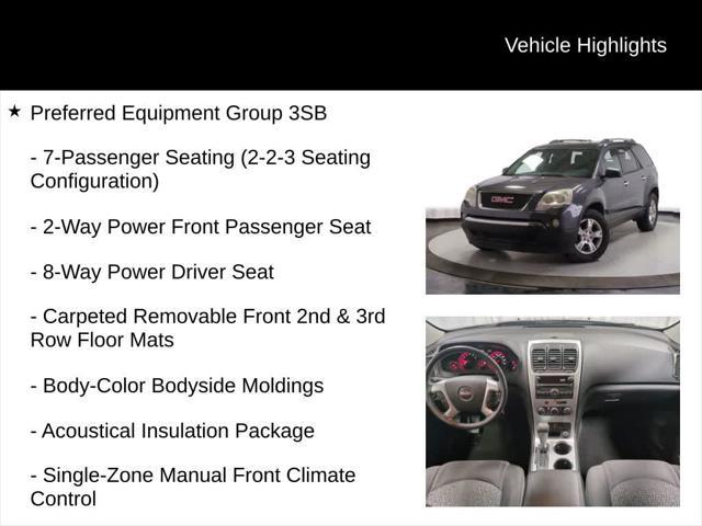 used 2012 GMC Acadia car, priced at $8,000