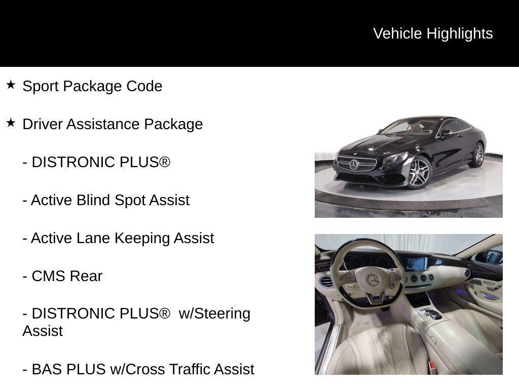 used 2016 Mercedes-Benz S-Class car, priced at $33,405