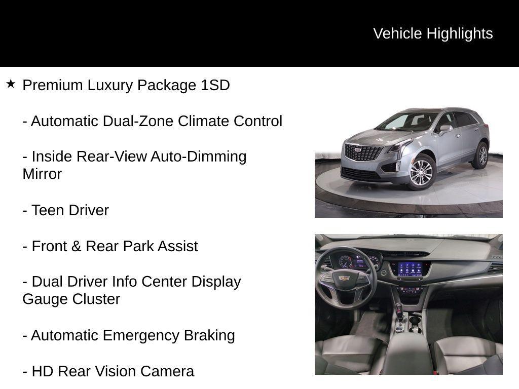used 2023 Cadillac XT5 car, priced at $30,895