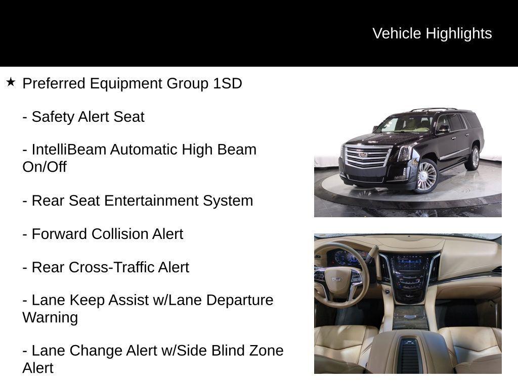 used 2018 Cadillac Escalade ESV car, priced at $24,995