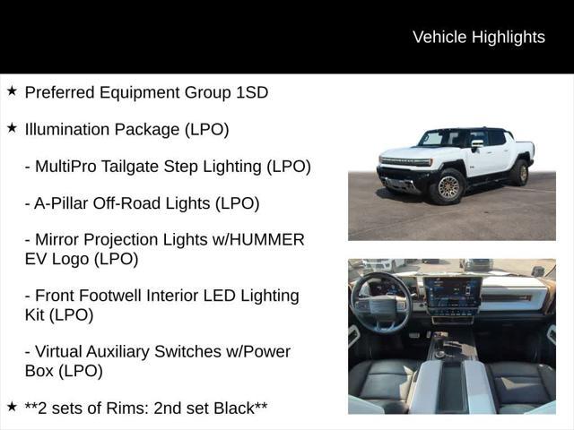 used 2022 GMC HUMMER EV car, priced at $69,995