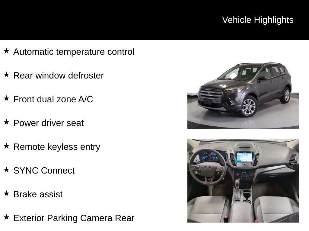 used 2018 Ford Escape car, priced at $11,695