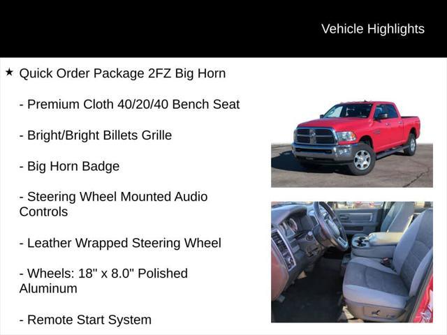 used 2016 Ram 2500 car, priced at $24,000