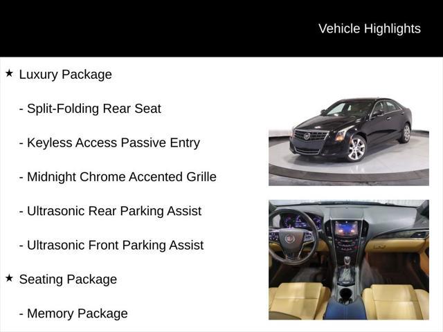 used 2013 Cadillac ATS car, priced at $8,250