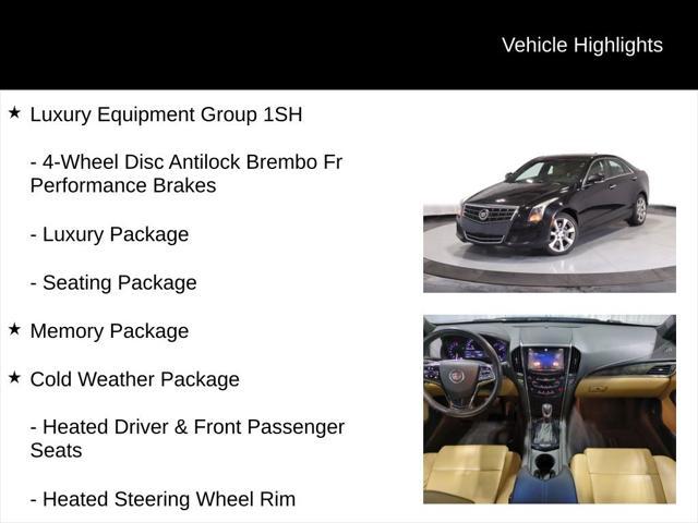 used 2013 Cadillac ATS car, priced at $8,250