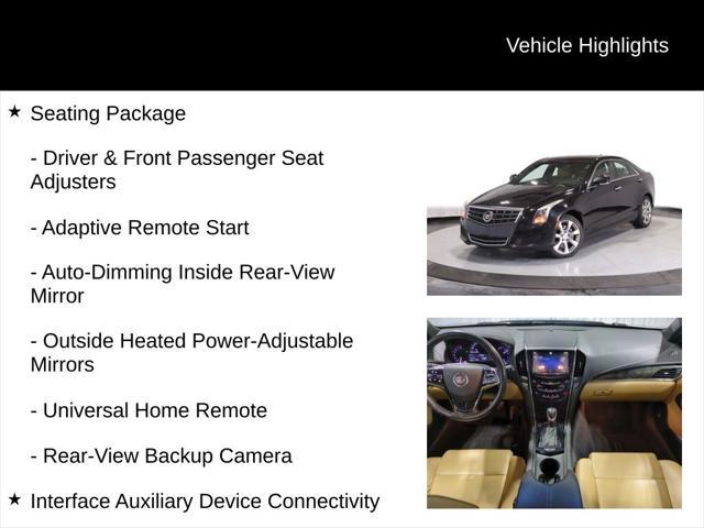used 2013 Cadillac ATS car, priced at $8,250