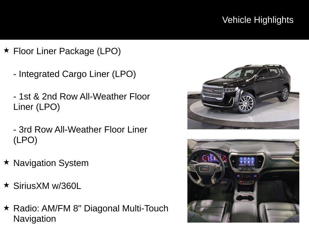 used 2022 GMC Acadia car, priced at $32,245