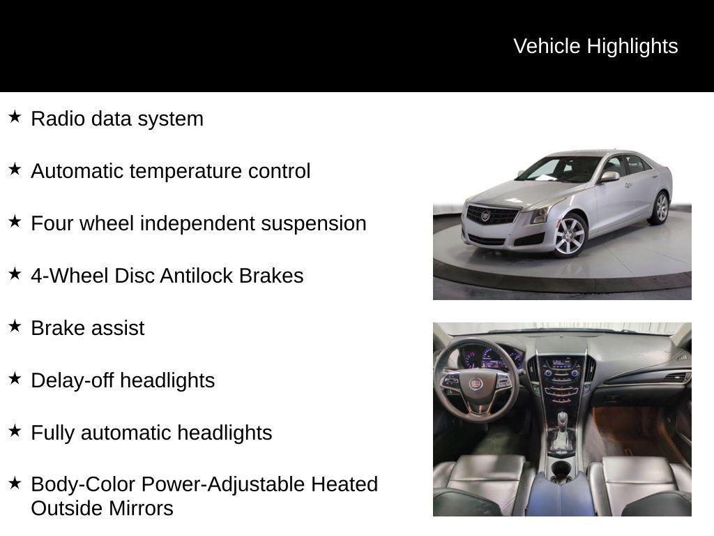 used 2013 Cadillac ATS car, priced at $7,150