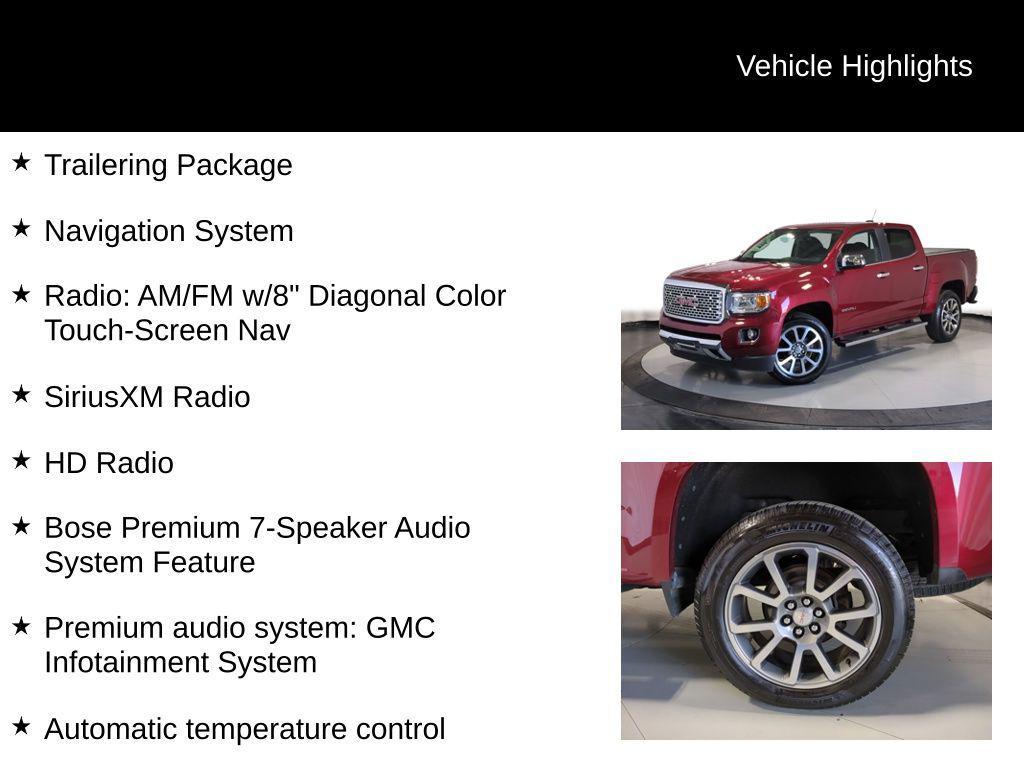 used 2019 GMC Canyon car, priced at $27,995