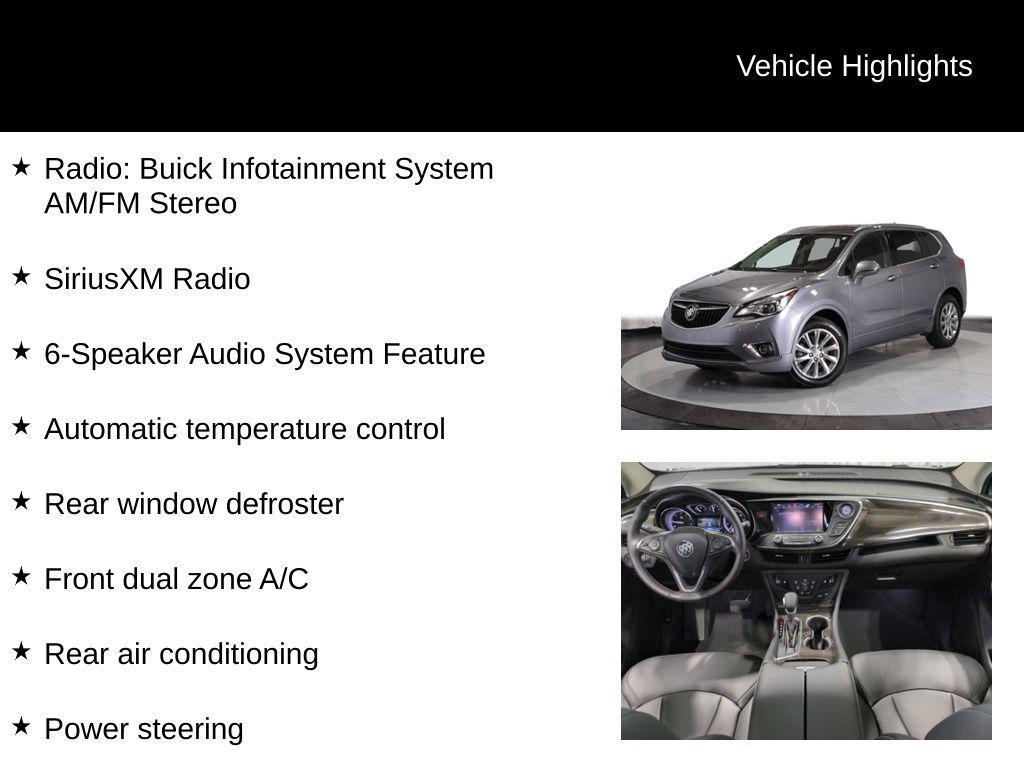used 2019 Buick Envision car, priced at $19,250