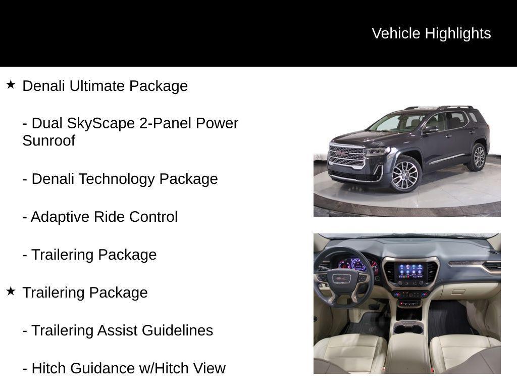 used 2023 GMC Acadia car, priced at $32,325