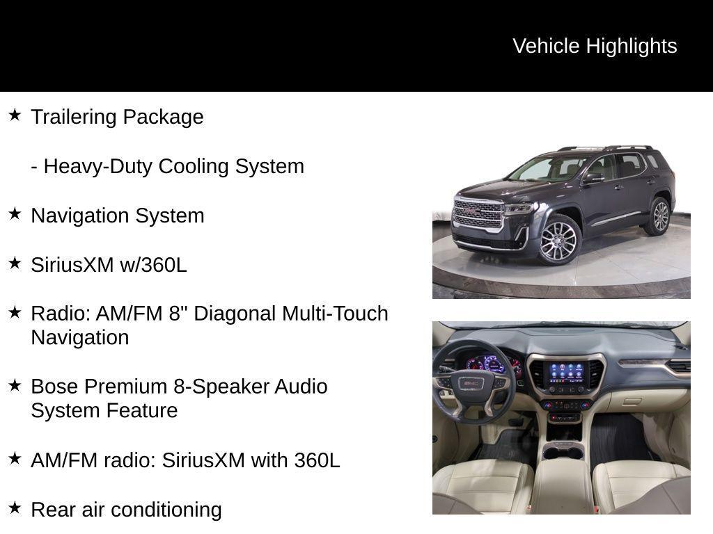 used 2023 GMC Acadia car, priced at $32,325