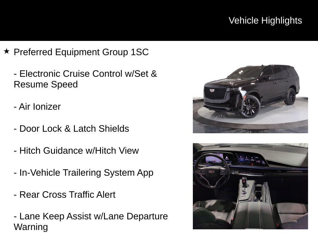 used 2021 Cadillac Escalade car, priced at $51,500
