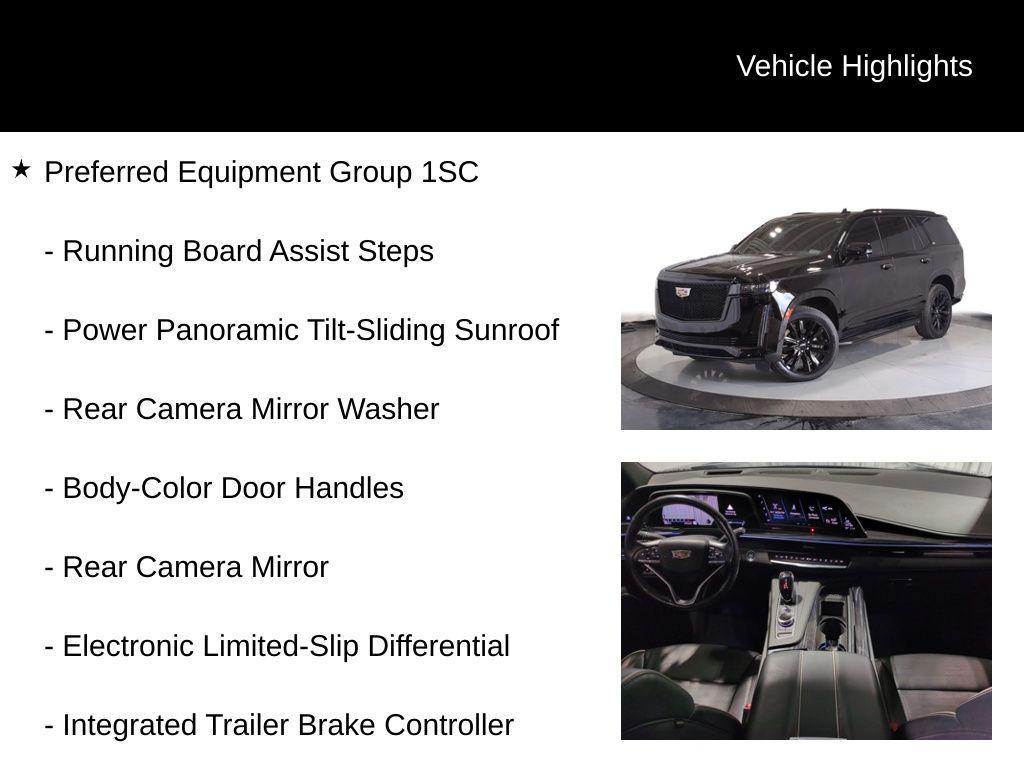 used 2021 Cadillac Escalade car, priced at $51,500