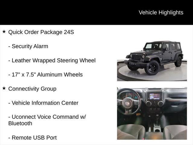 used 2017 Jeep Wrangler Unlimited car, priced at $13,500