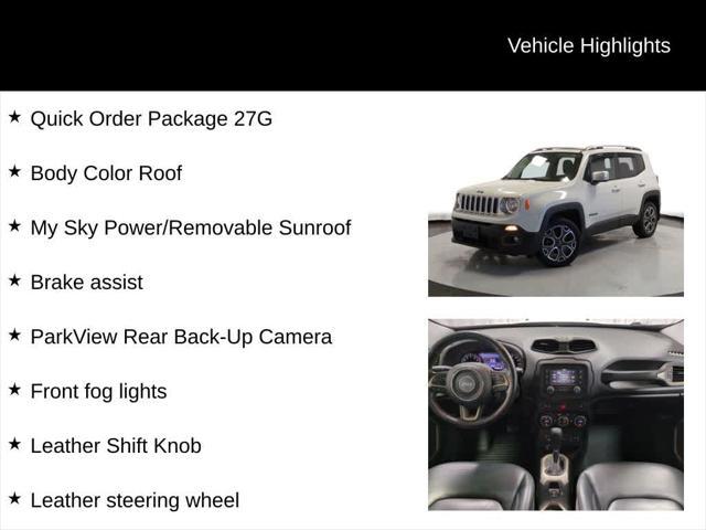 used 2017 Jeep Renegade car, priced at $10,987