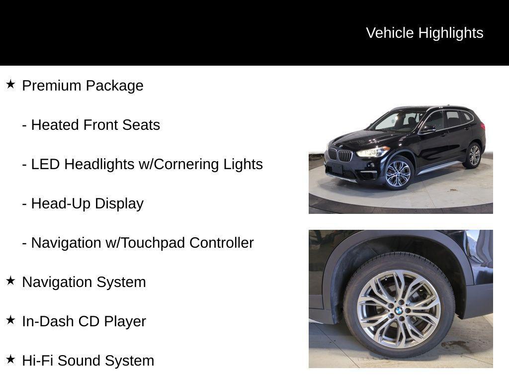 used 2019 BMW X1 car, priced at $19,345