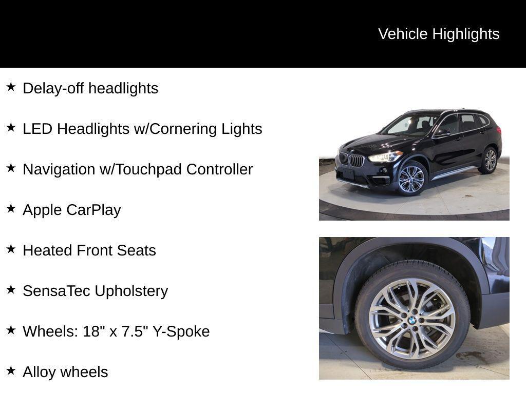 used 2019 BMW X1 car, priced at $19,345