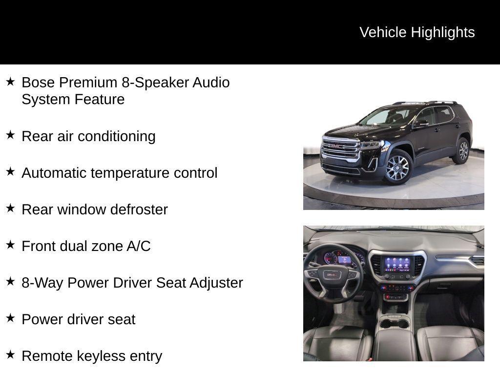 used 2023 GMC Acadia car, priced at $30,500