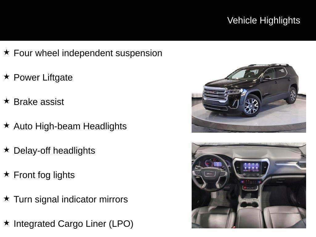 used 2023 GMC Acadia car, priced at $30,500