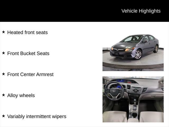 used 2012 Honda Civic car, priced at $10,395