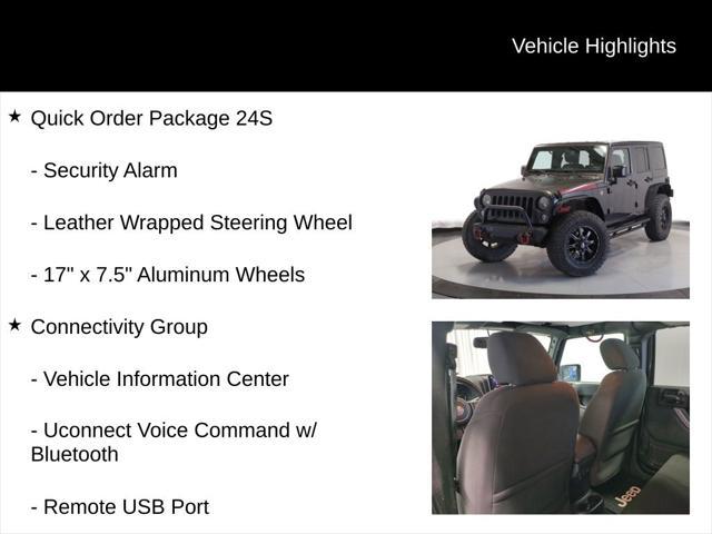 used 2017 Jeep Wrangler Unlimited car, priced at $18,995