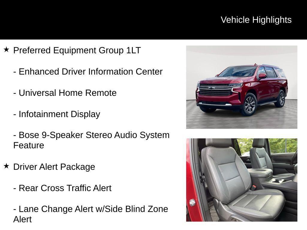 used 2022 Chevrolet Tahoe car, priced at $46,085