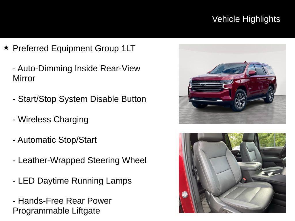 used 2022 Chevrolet Tahoe car, priced at $46,085