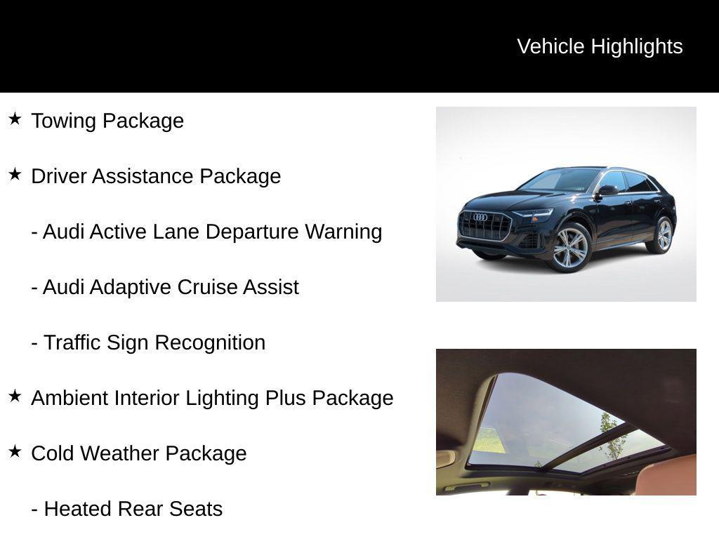 used 2019 Audi Q8 car, priced at $29,995