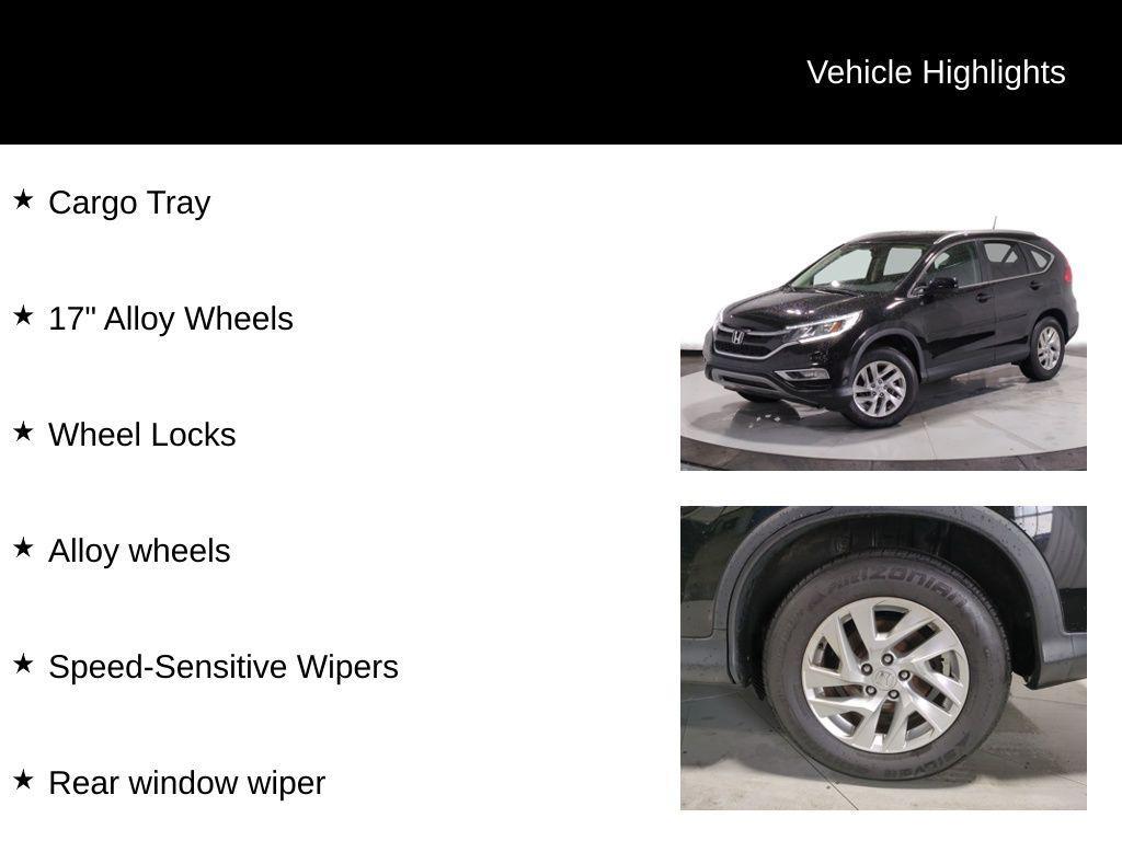 used 2015 Honda CR-V car, priced at $15,550